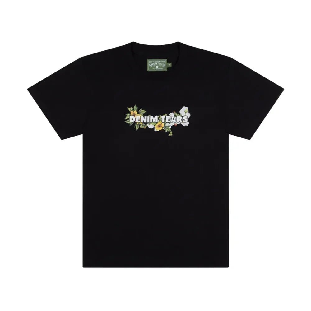 Where to buy Denim Tears Logo Tee Black - Afewvibe
