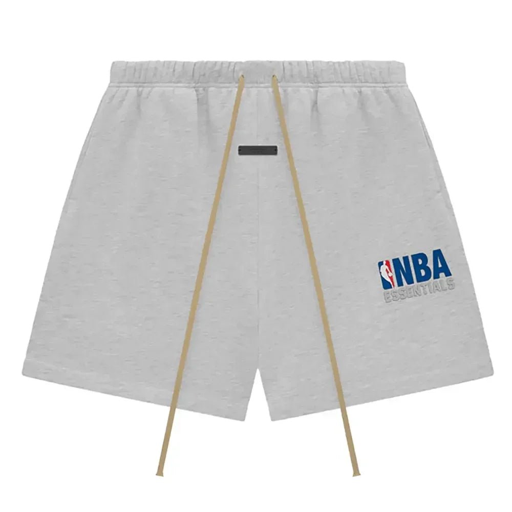 Where to Buy Fear of God Essentials x NBA Sweatshorts Light Heather - Afewvibe