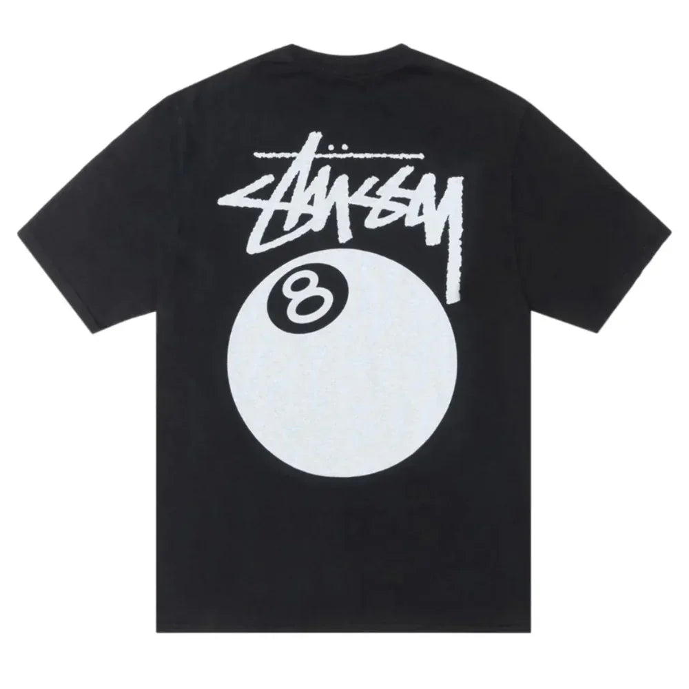 Stussy 8 Ball Pigment Dyed Tee Black