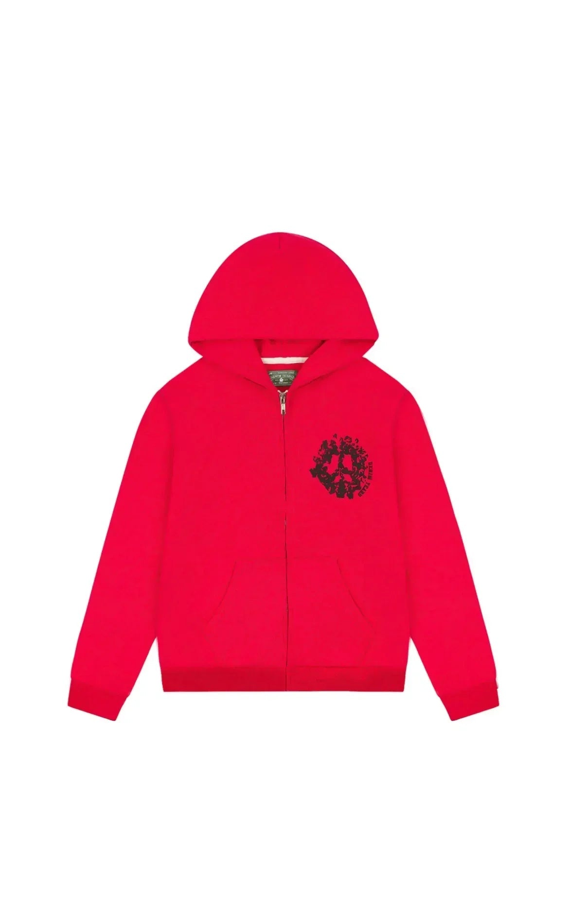 Denim Tears Denim University Zip Hoodie SS24 Red - Afewvibe