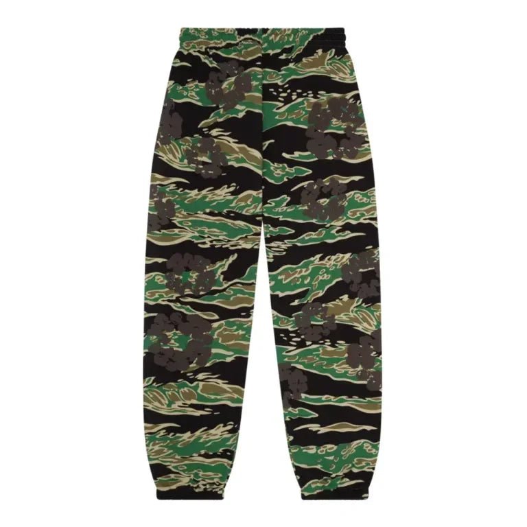 Denim Tears The Cotton Wreath Sweatpant Green Camo - Afewvibe