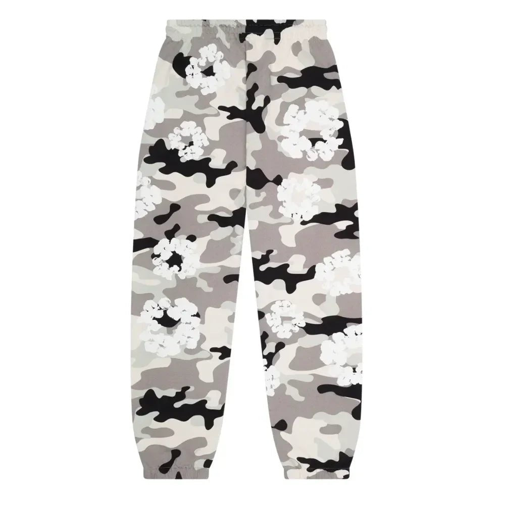 Denim Tears The Cotton Wreath Sweatpant White Camo - Afewvibe