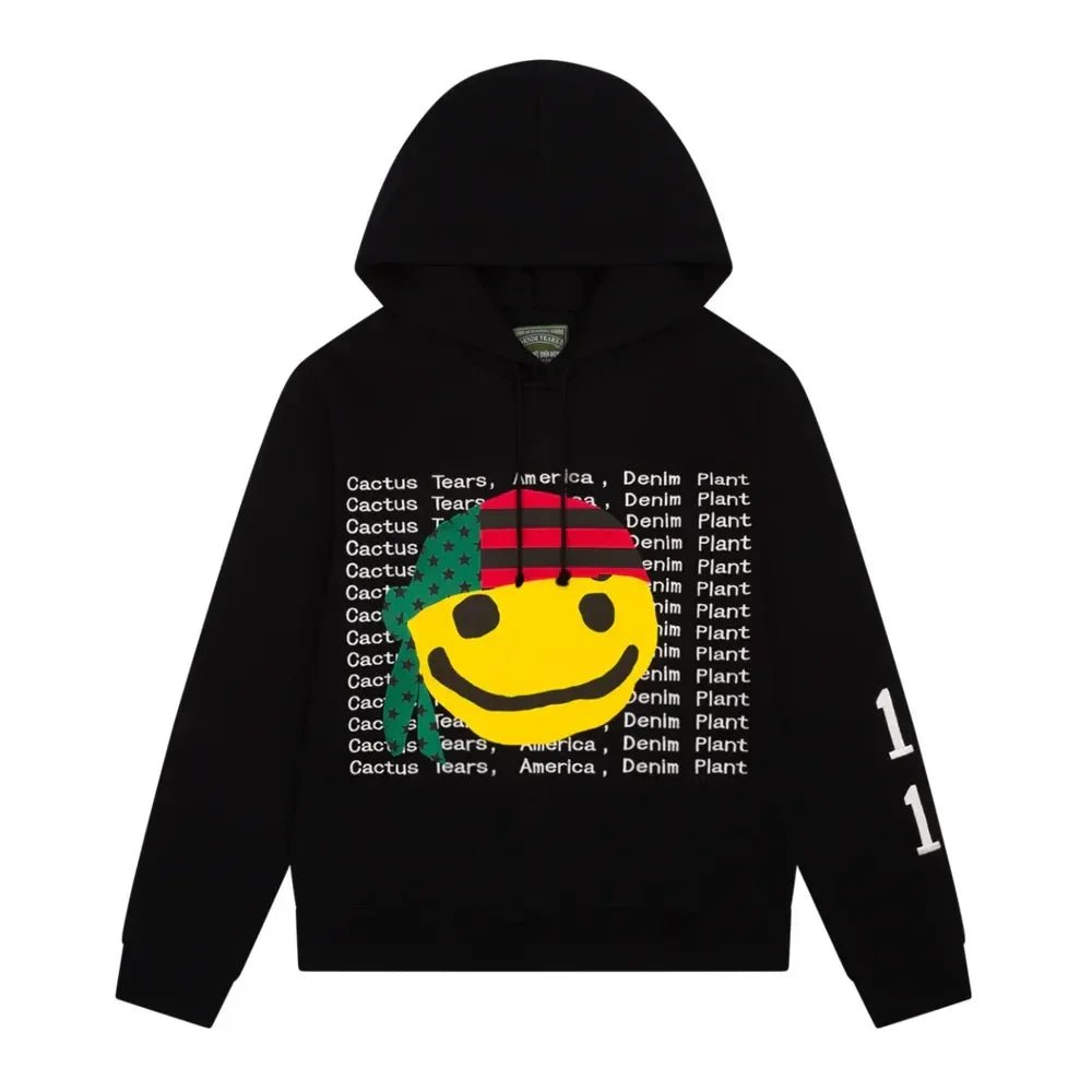 Denim Tears x CPFM Cactus Tears Hoodie Black - Afewvibe
