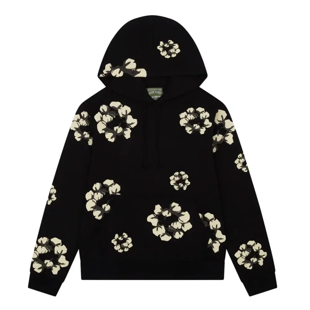 Denim Tears x CPFM Cactus Tears Wreath Hoodie Black - Afewvibe
