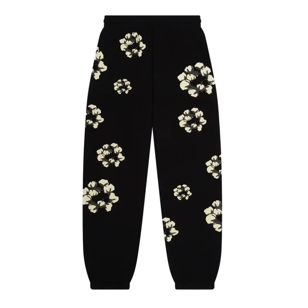 Denim Tears x CPFM Cactus Tears Wreath Sweatpants Black - Afewvibe