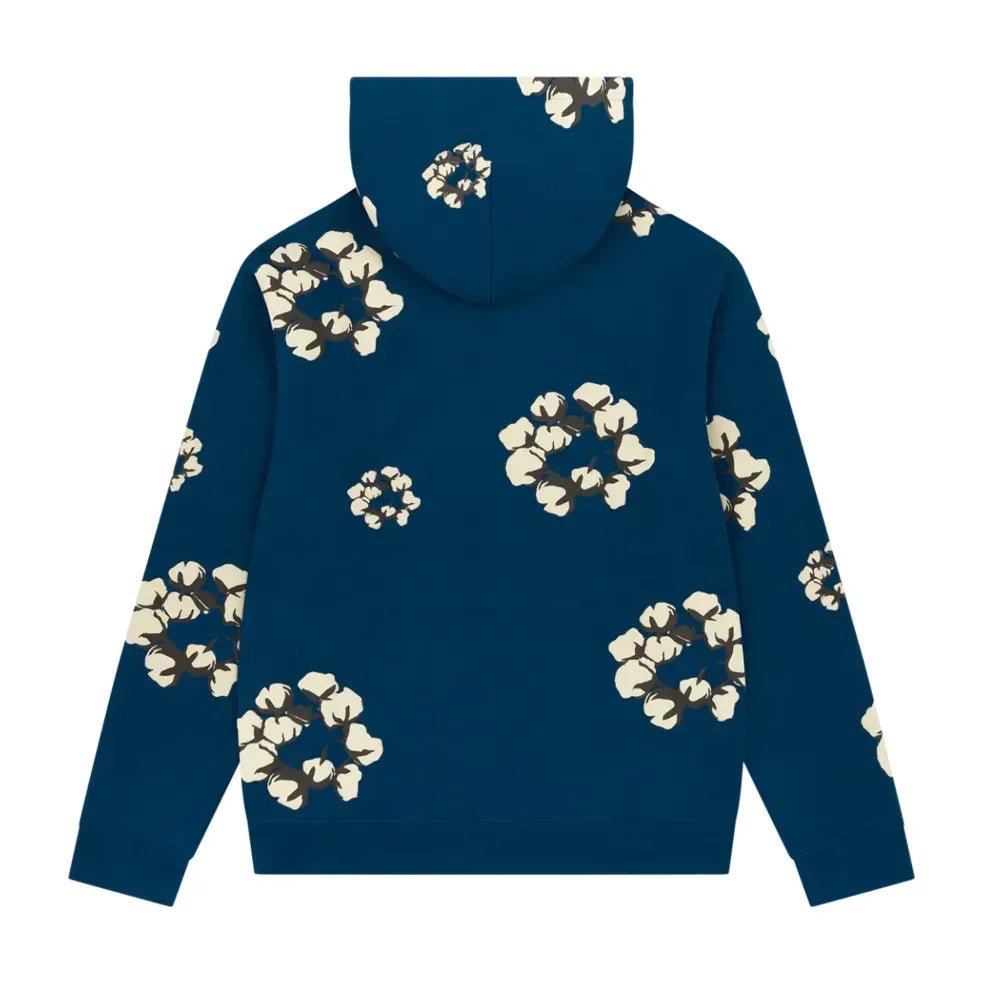 Denim Tears xCPFM Cactus Tears Wreath Hoodie Navy - Afewvibe