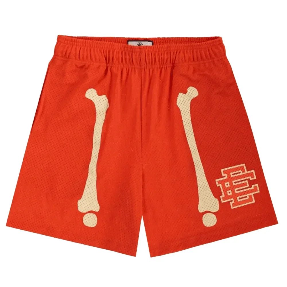 Eric Emanuel Basic Shorts Orange Bones - Afewvibe