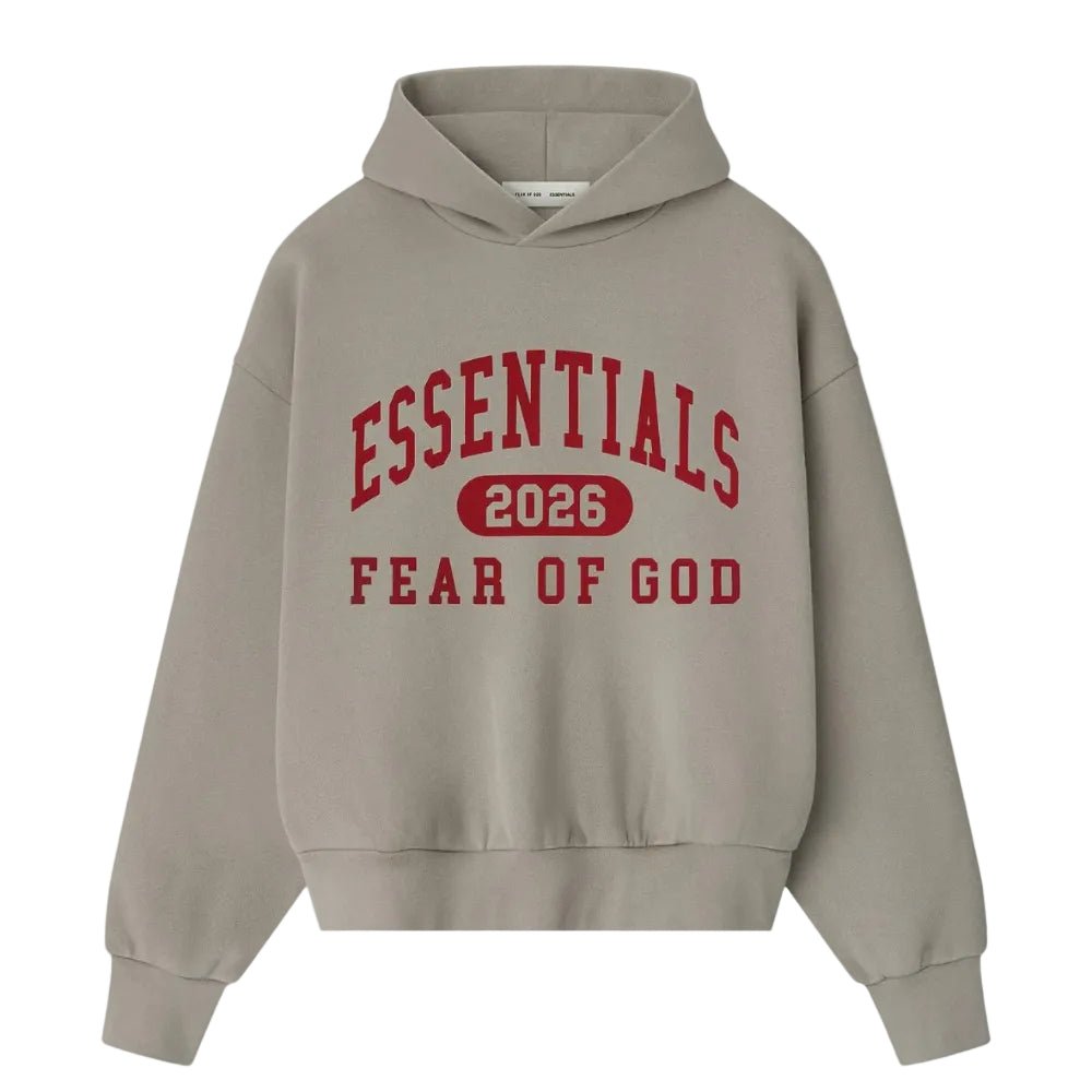Fear of God Essentials Classic Hoodie Smoke Grey - Afewvibe