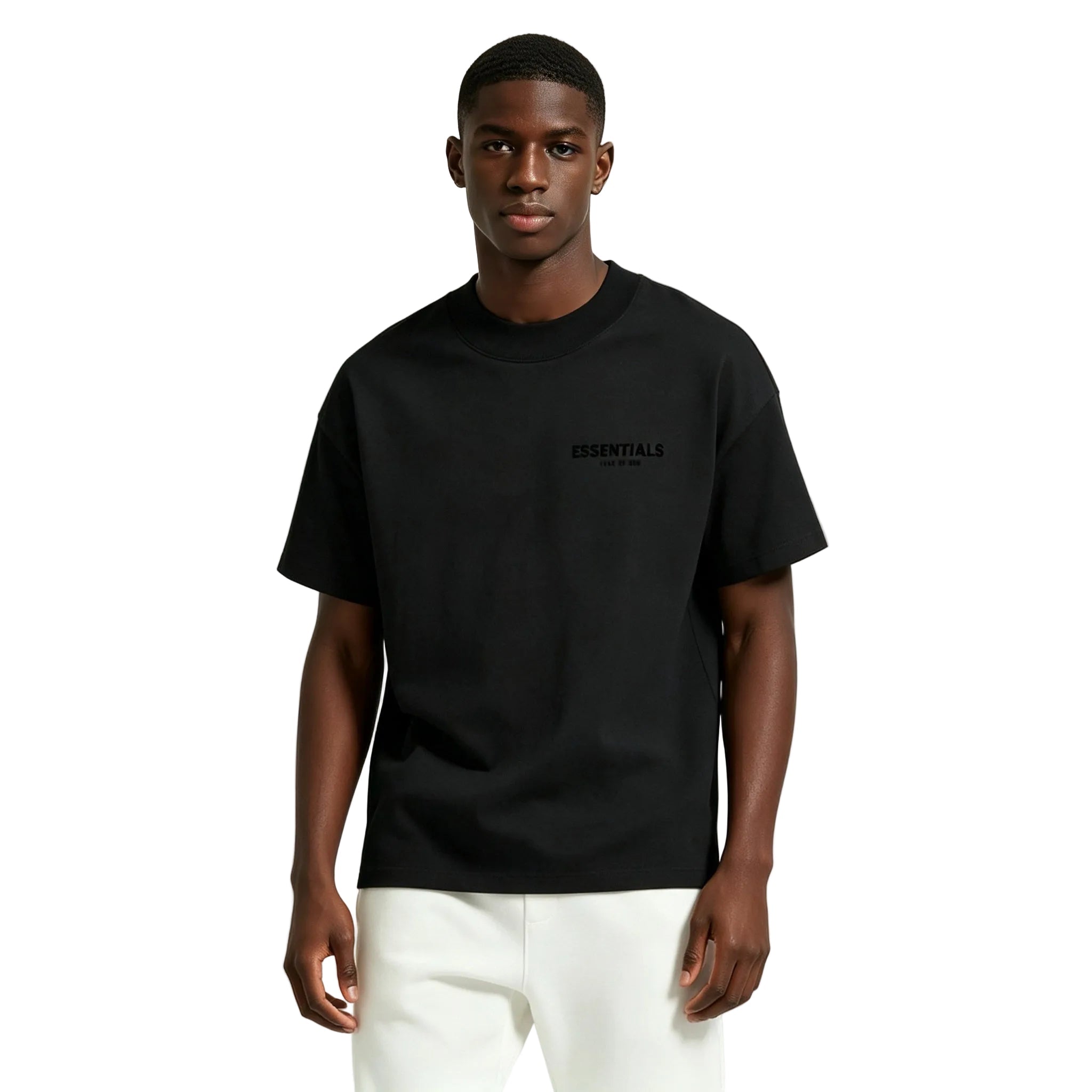 Fear of God Essentials Core Collection Logo Tee Stretch Limo - Afewvibe