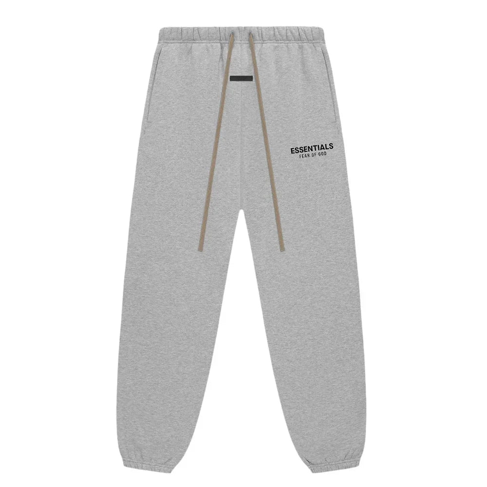 Fear of God Essentials Fleece Sweatpant Light Heather Gray FW24 - Afewvibe