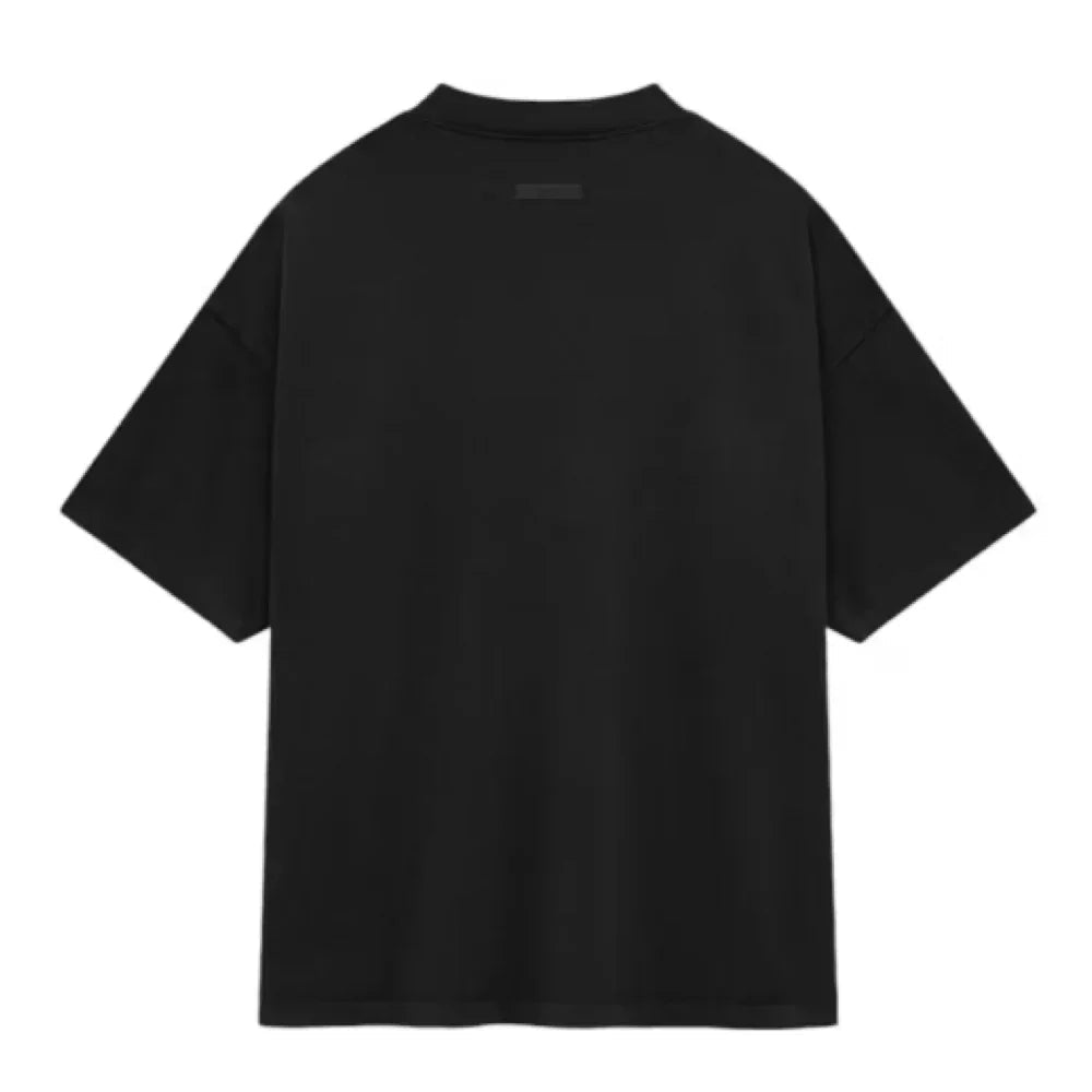 Fear of God Essentials Heavy Crewneck Tee Black - Afewvibe