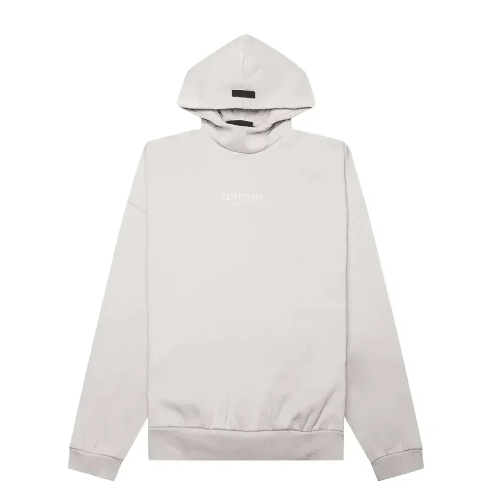 Fear of God Essentials Hoodie Silver Cloud - Afewvibe