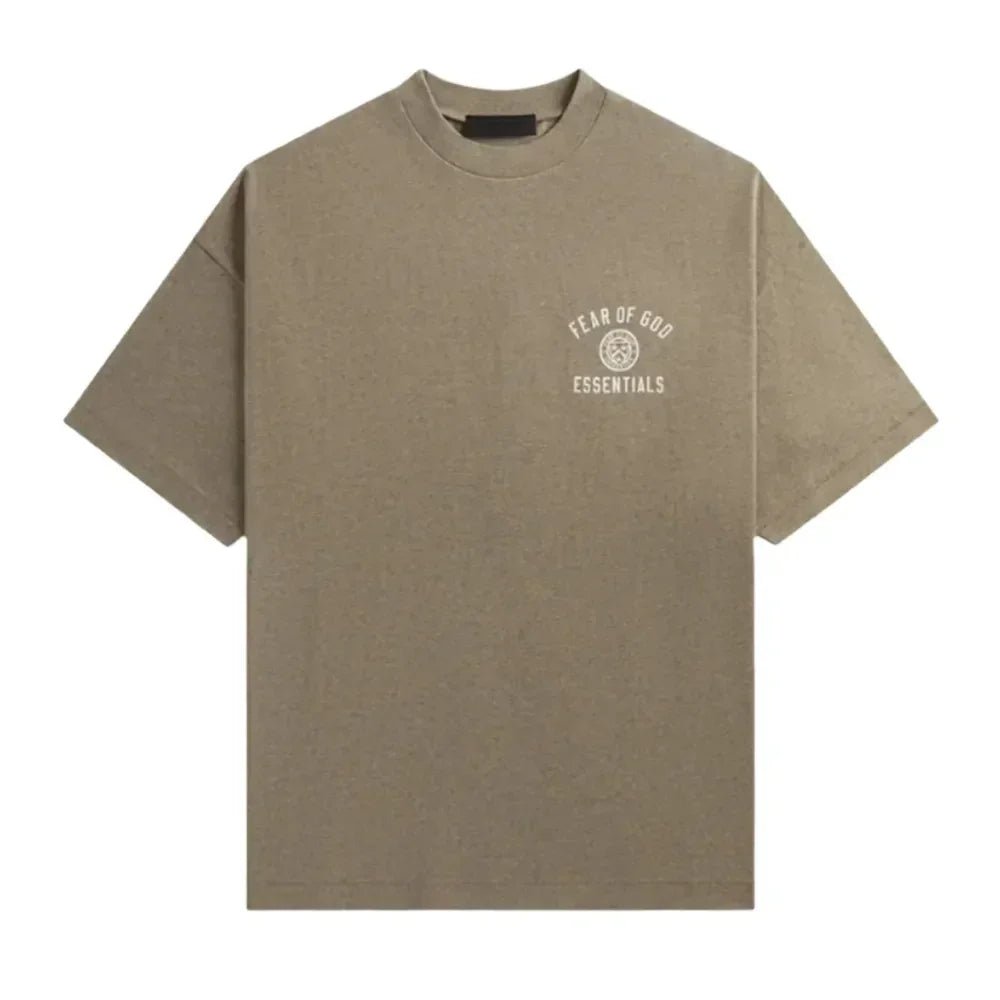 Fear of God Essentials Jersey Crewneck Tee Light Heather Grey II - Afewvibe