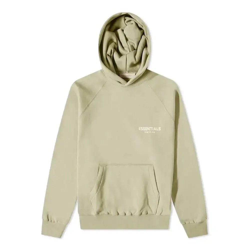 Fear of God Essentials Logo Hoodie Seafoam - Afewvibe