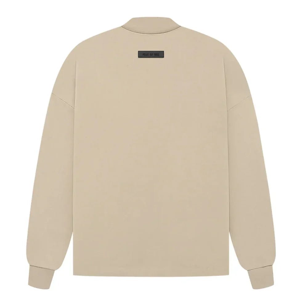 Fear of God Essentials Long - Sleeve Tee Dusty Beige - Afewvibe