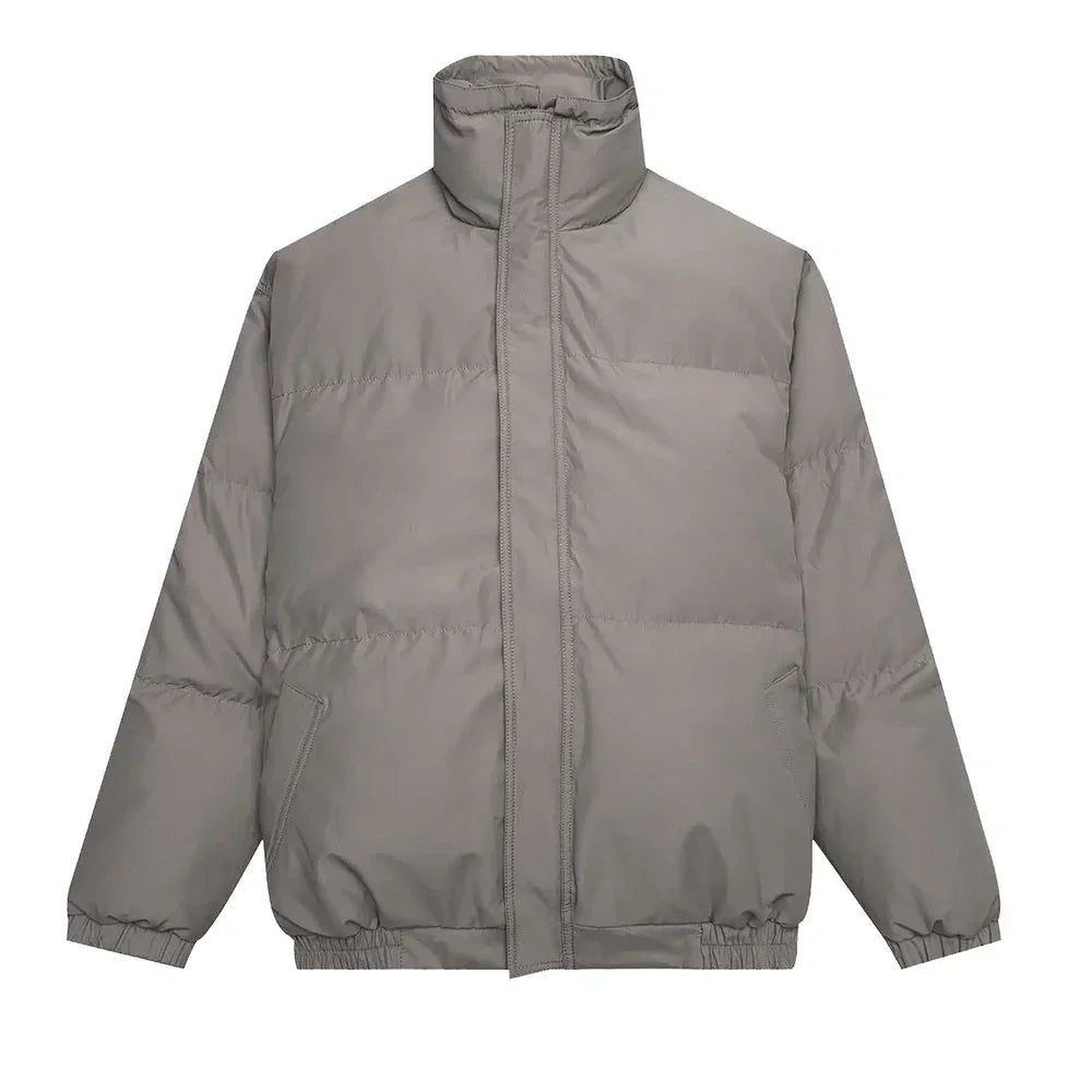 Fear of God Essentials Puffer Jacket Cement - Afewvibe