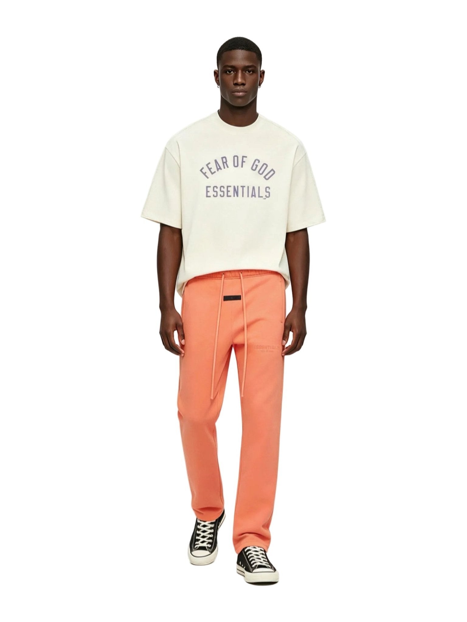 Fear of God Essentials Relaxed Sweatpant Coral - Afewvibe
