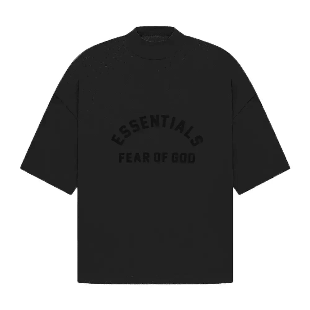 Fear of God Essentials SS23 Black Collection Tee Jet Black - Afewvibe