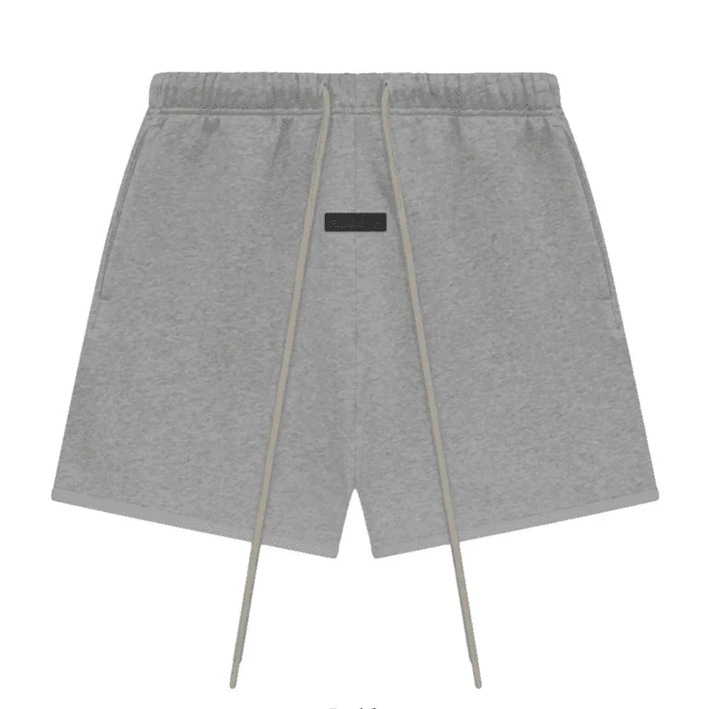 Fear of God Essentials Sweatshort Dark Heather Oatmeal - Afewvibe