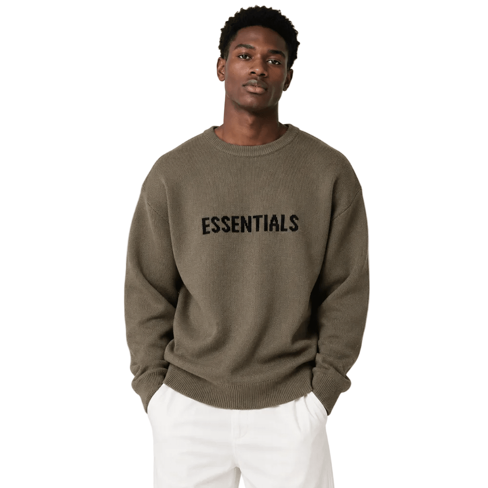 Fear of God Essentials x SSENSE Knit Sweater Rain Drum - Afewvibe