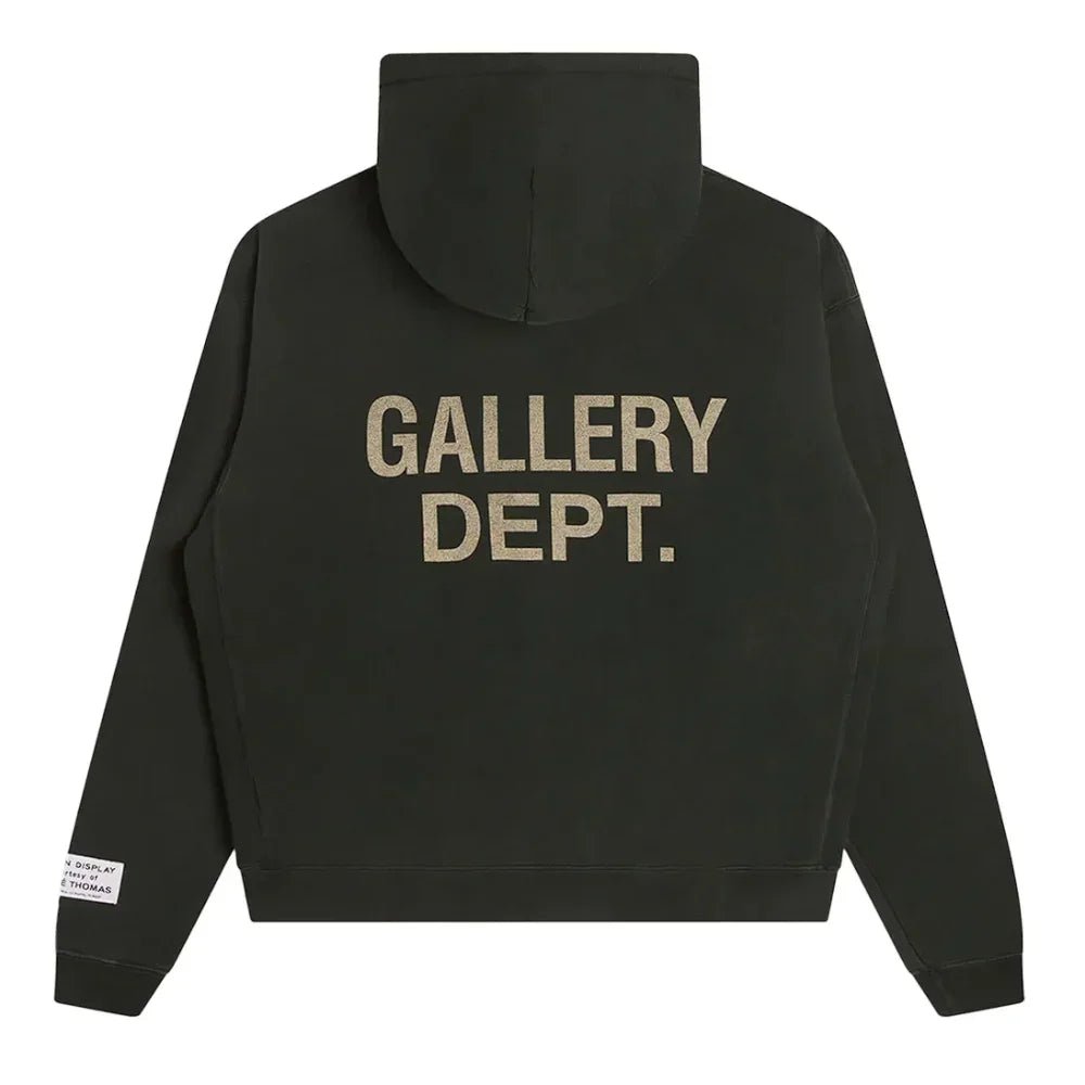 Gallery Dept. 90s GD Logo Hoodie Vintage Black - Afewvibe