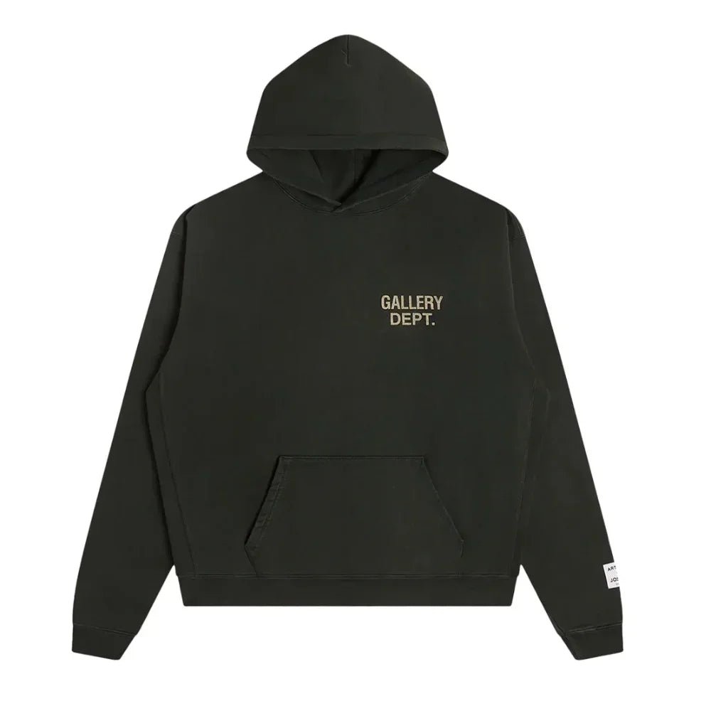 Gallery Dept. 90s GD Logo Hoodie Vintage Black - Afewvibe