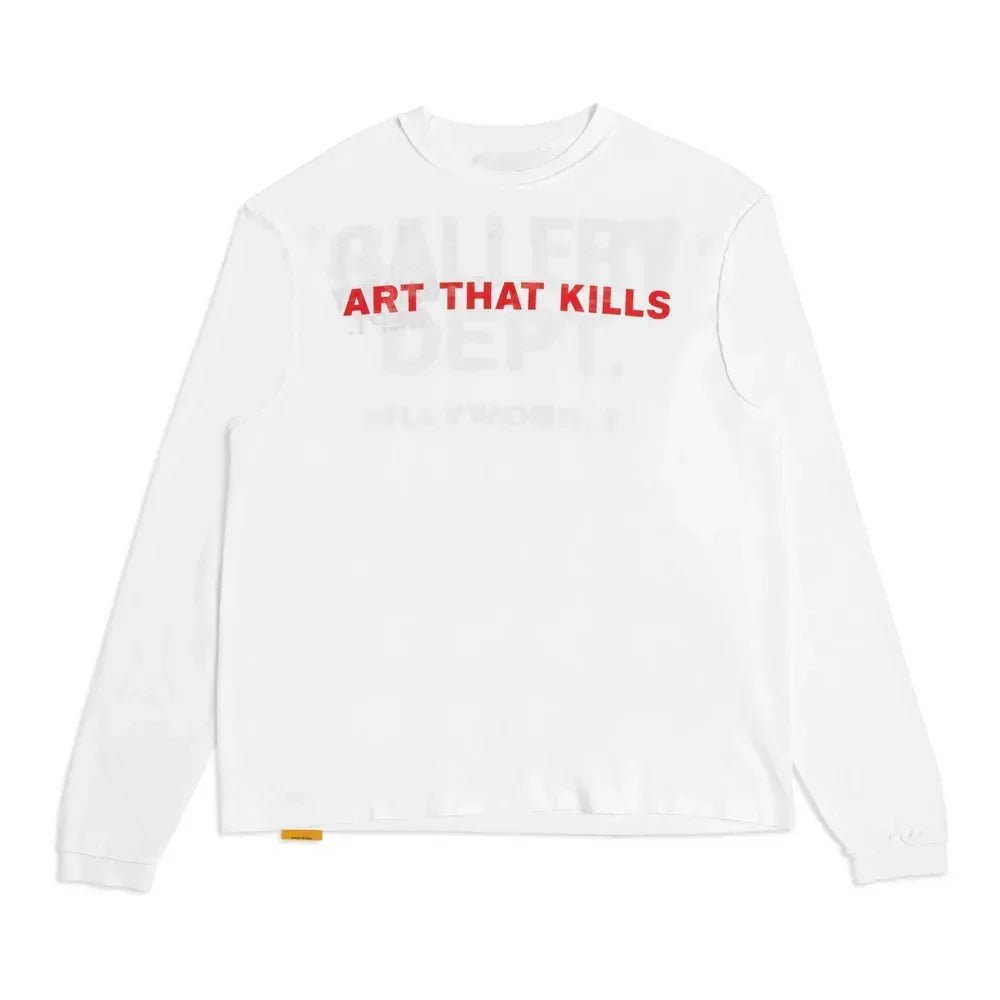 Gallery Dept. Art That Kills Reversible L/S Tee White - Afewvibe