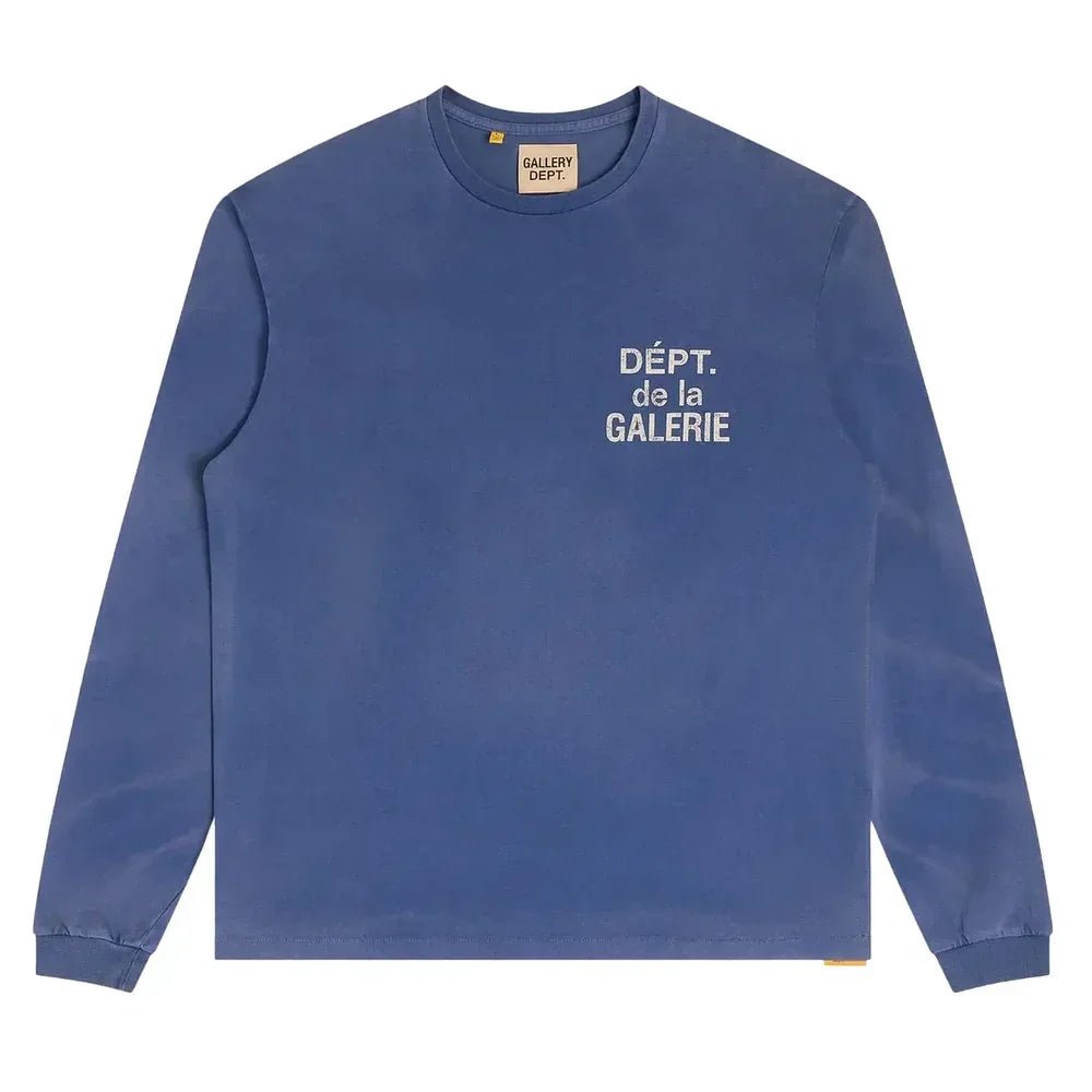 Gallery Dept. French Long - Sleeve Tee Navy - Afewvibe