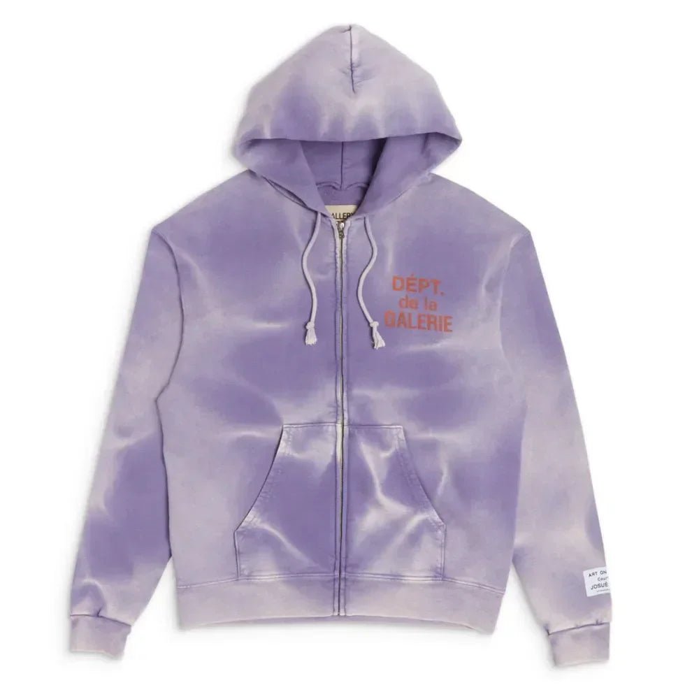 Gallery Dept. French Zip Hoodie Purple - Afewvibe