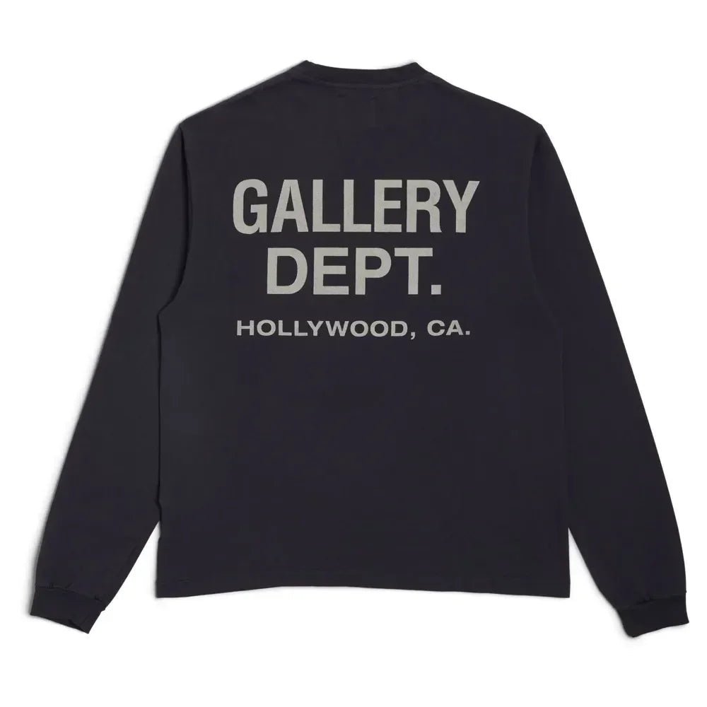 Gallery Dept. Souvenir L/S T-Shirt Black - Afewvibe