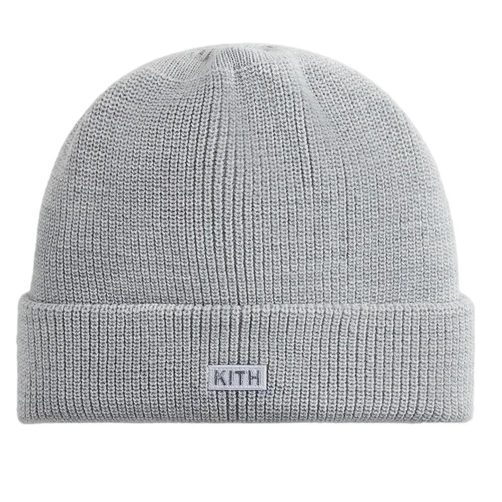 Kith Classic Beanie Light Heather Grey - Afewvibe