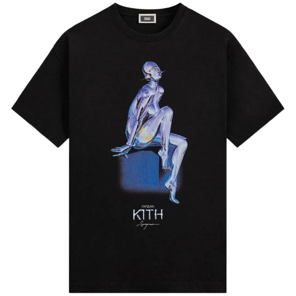 Kith For Nanzuka Gallery Sorayama Model A Stitch Tee Black - Afewvibe