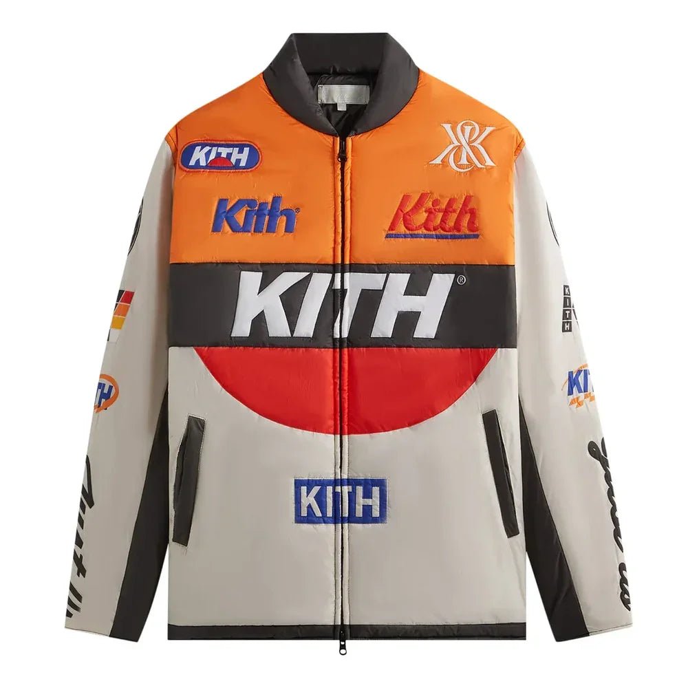Kith Full Zip Brixton Puffed Shirt Jacket Sandrift - Afewvibe
