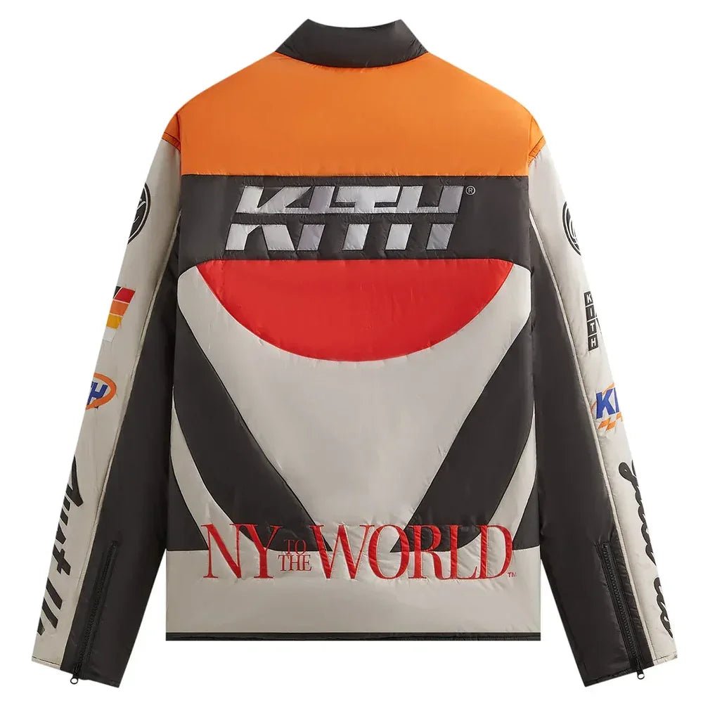 Kith Full Zip Brixton Puffed Shirt Jacket Sandrift - Afewvibe