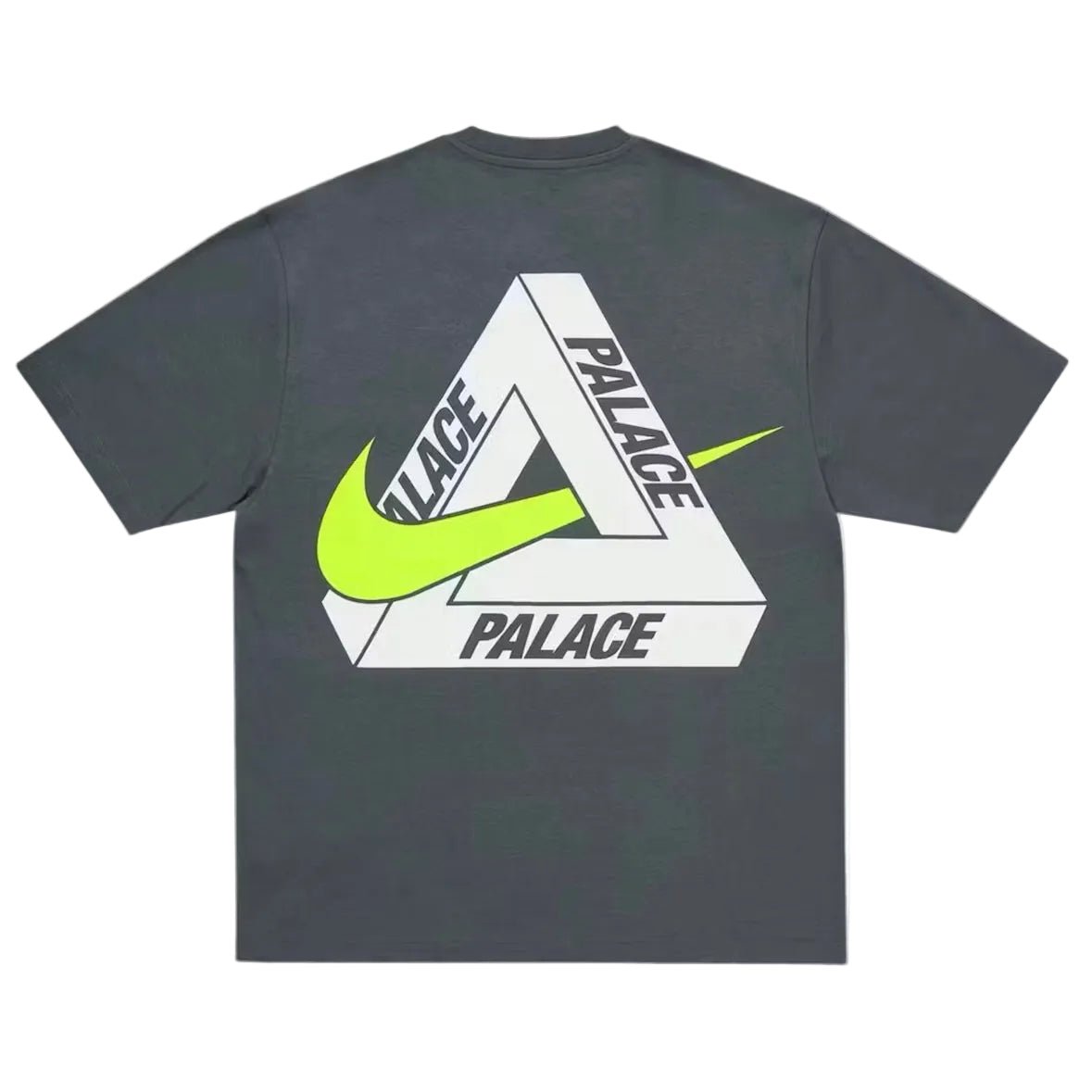Palace x Nike Tri Swoosh TShirt Charcoal - Afewvibe
