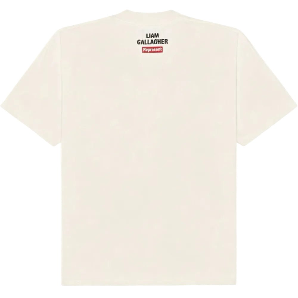 Represent Liam Gallagher Cmon You Know Vintage Tee White - Afewvibe