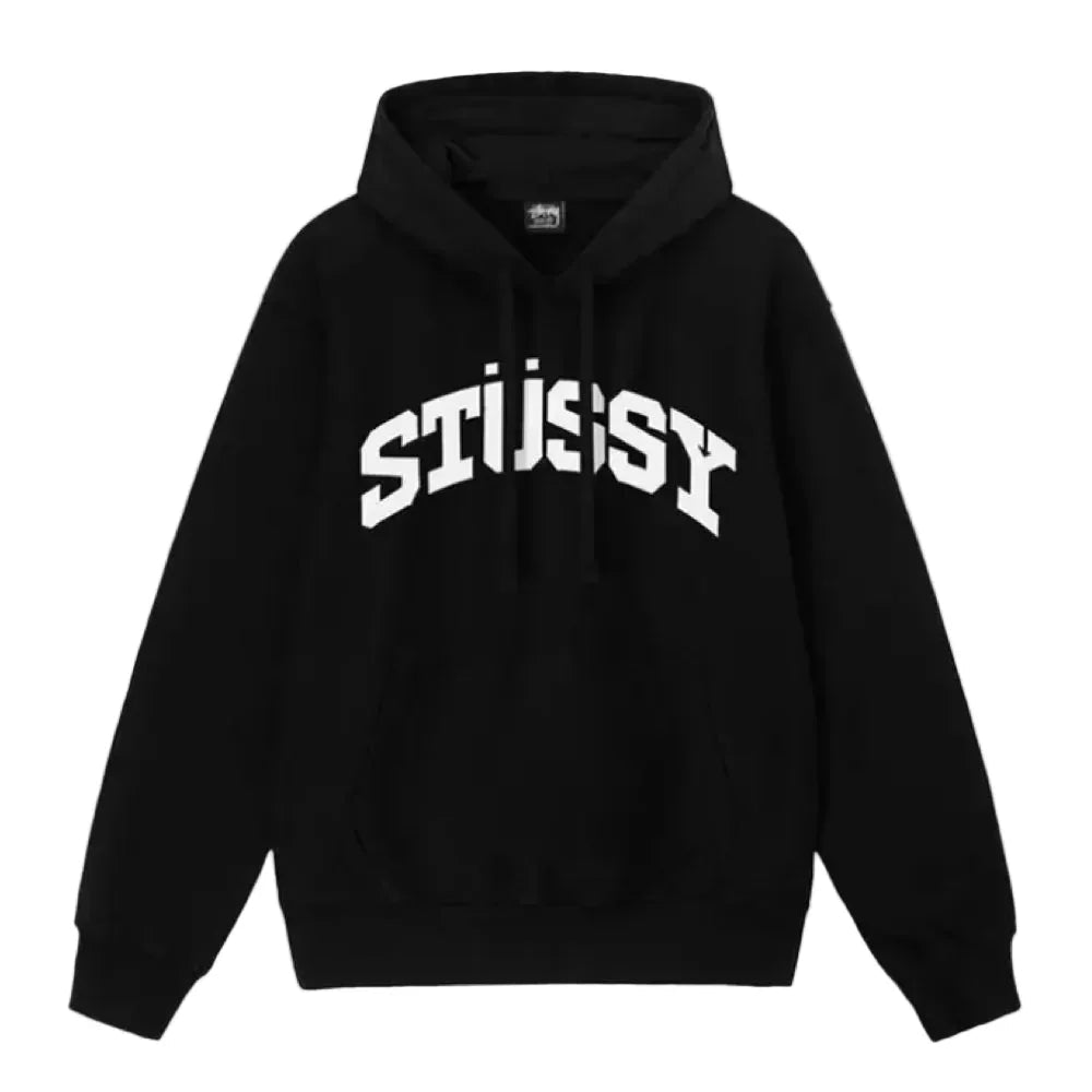 Stussy Block Sport Pigment Dyed Hoodie Black - Afewvibe