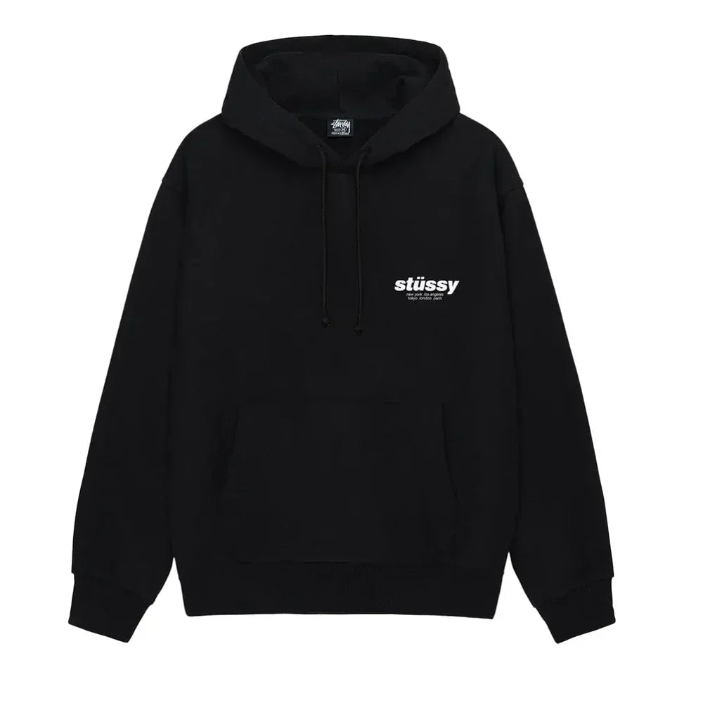 Stussy Rollers Hoodie Black - Afewvibe