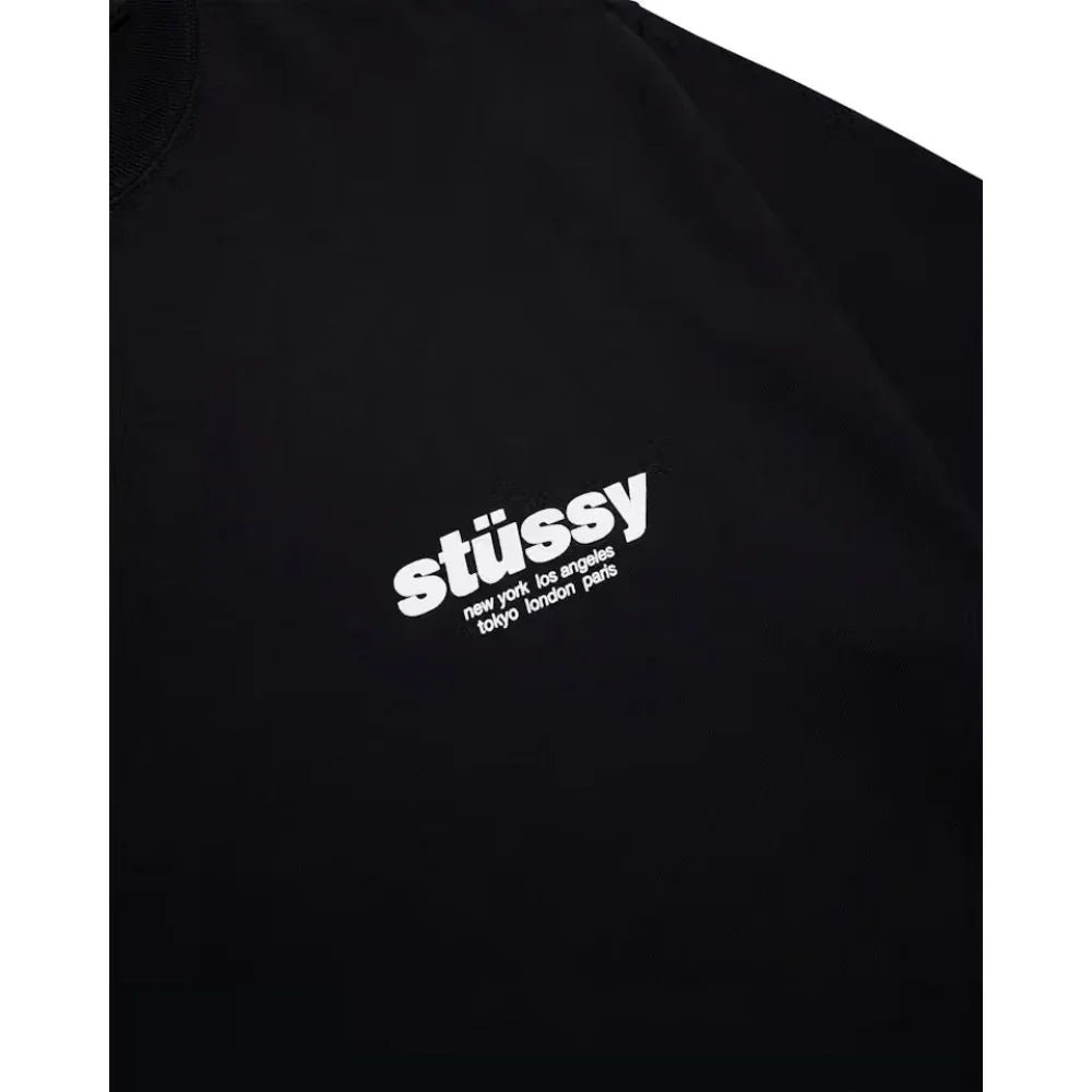 Stussy Rollers Tee Black - Afewvibe