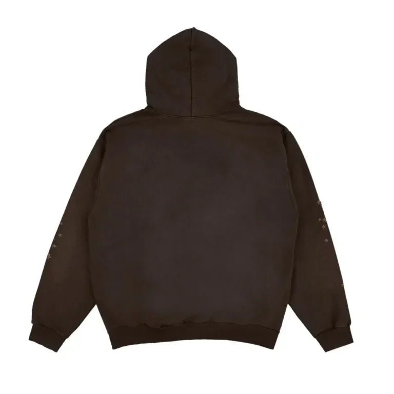 Travis Scott Cactus Jack x Sp5der Days Before Rodeo Hoodie Brown - Afewvibe