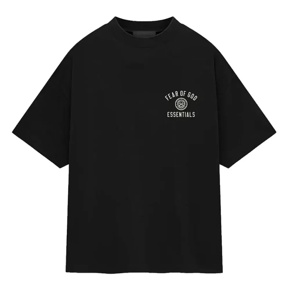 Best Place to Buy Fear Of God Essentials Jersey Crewneck Tee Black - Afewvibe