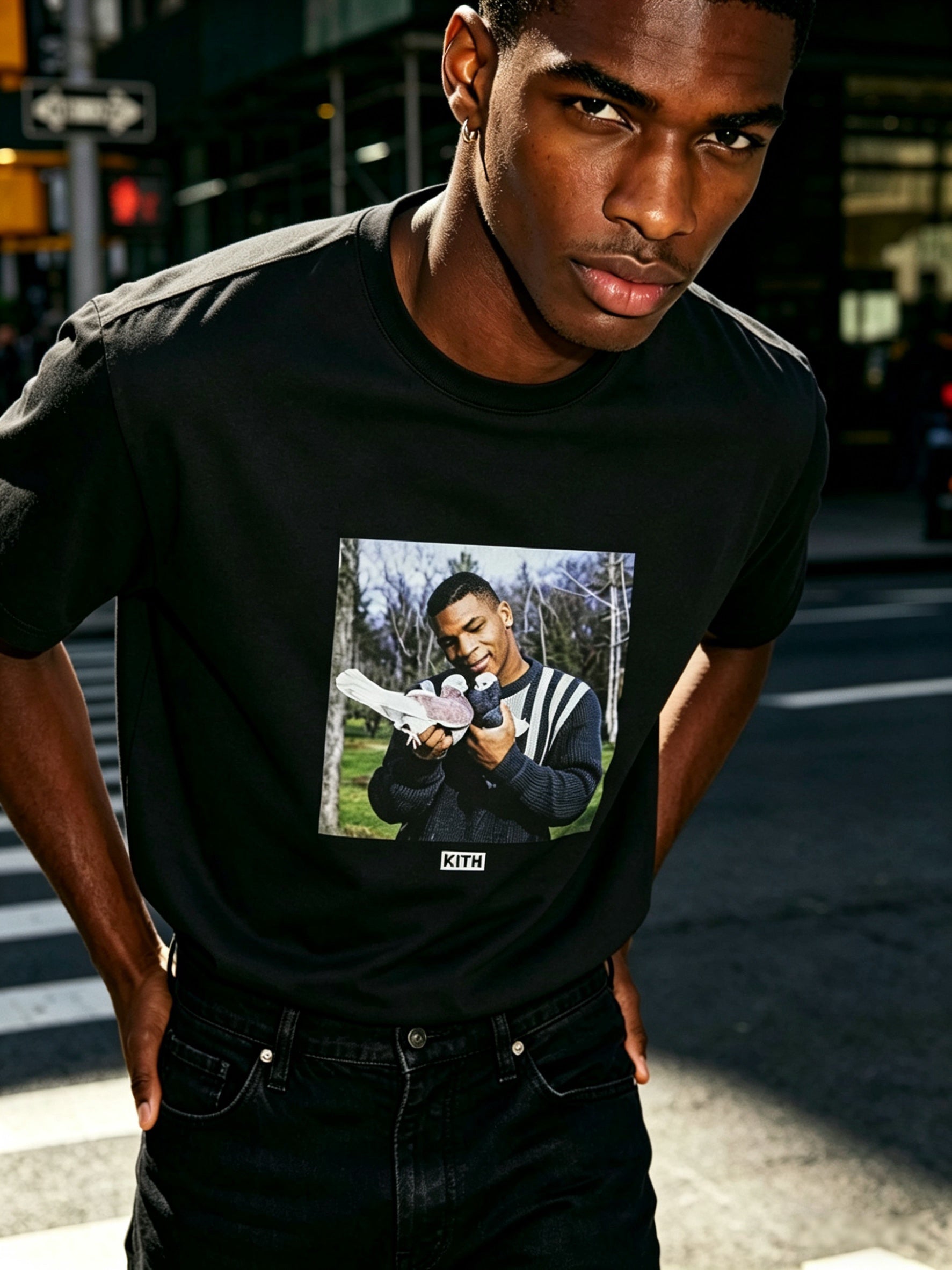 Kith For Mike Tyson Vintage Tee Black — Meme Image, Stronger Presence - Afewvibe