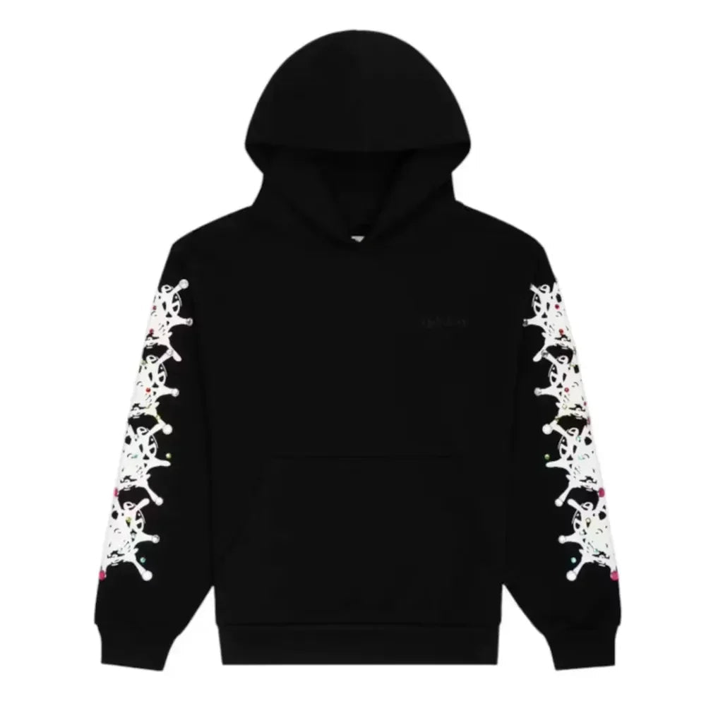 Supreme Style Blueprint Sp5der Stone Hoodie Black - Afewvibe