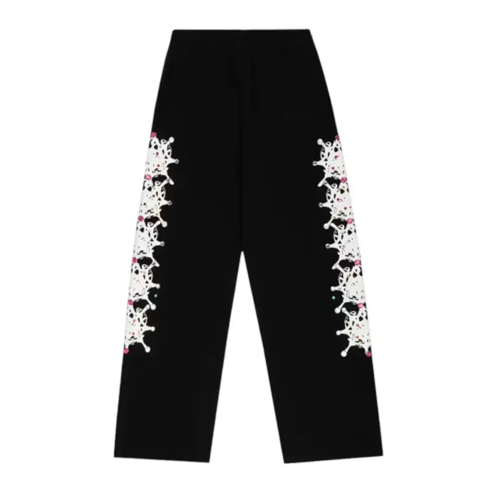 Ultimate Comfort Sp5der Stone Sweatpant Black - Afewvibe