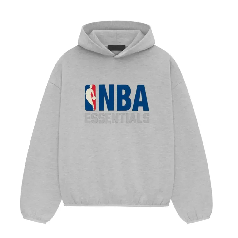 Where to Buy Fear of God Essentials NBA Hoodie Light Heather - Afewvibe