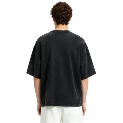 Alexander Wang Eastern Medicine Graphic Short Sleeve Tee Washed Black - Afewvibe