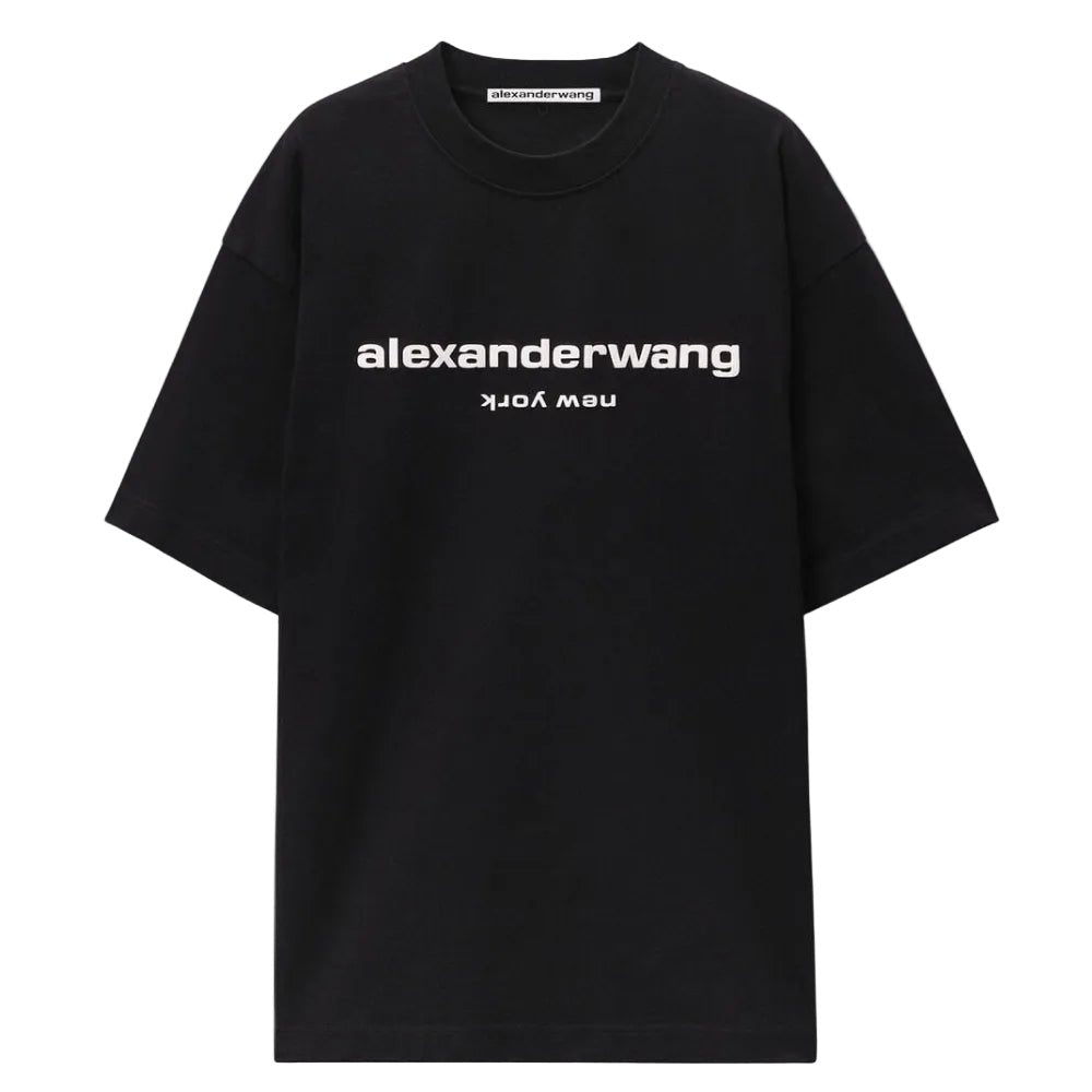 Alexander Wang Puff Logo Tee Black - Afewvibe