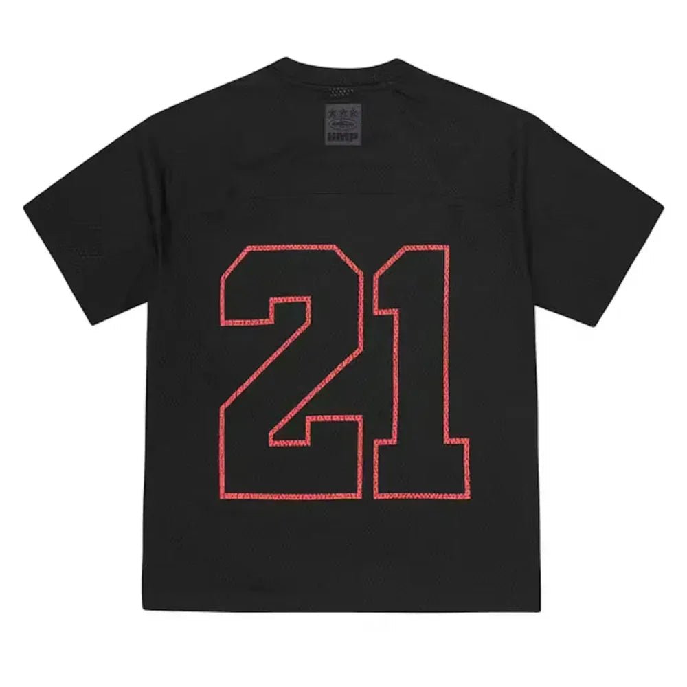 Corteiz x Slaughter Gang 21 Savage Mesh T-shirt Black - Afewvibe