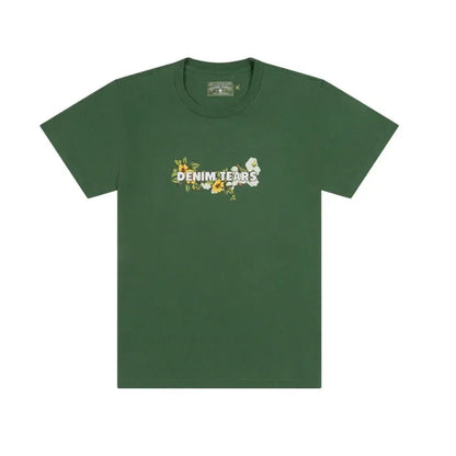Denim Tears Logo Tee Green - Afewvibe
