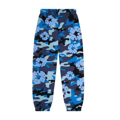 Denim Tears The Cotton Wreath Sweatpant Blue Camo - Afewvibe